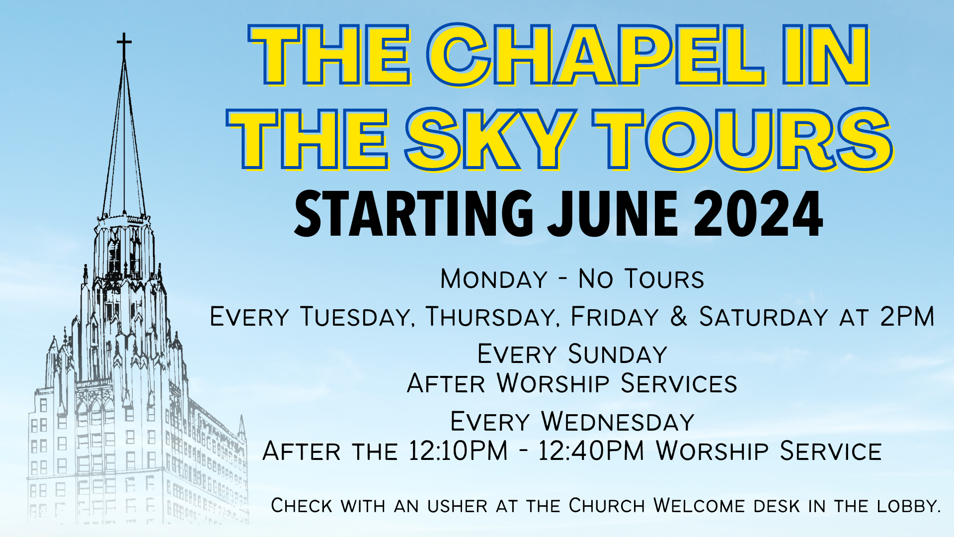 New Sky Chapel Tour Dates Starting June 2024