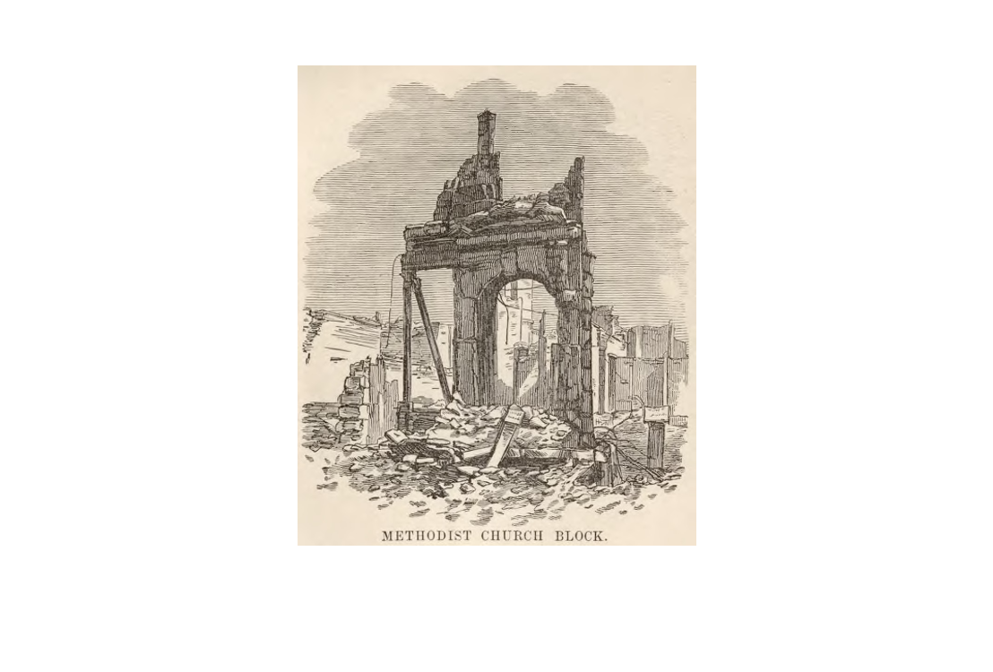 Creator
Chapin & Gulick
Colbert, Elias. Chicago and the Great Conflagration..Cincinnati and New York: C.F. Vent, 1872