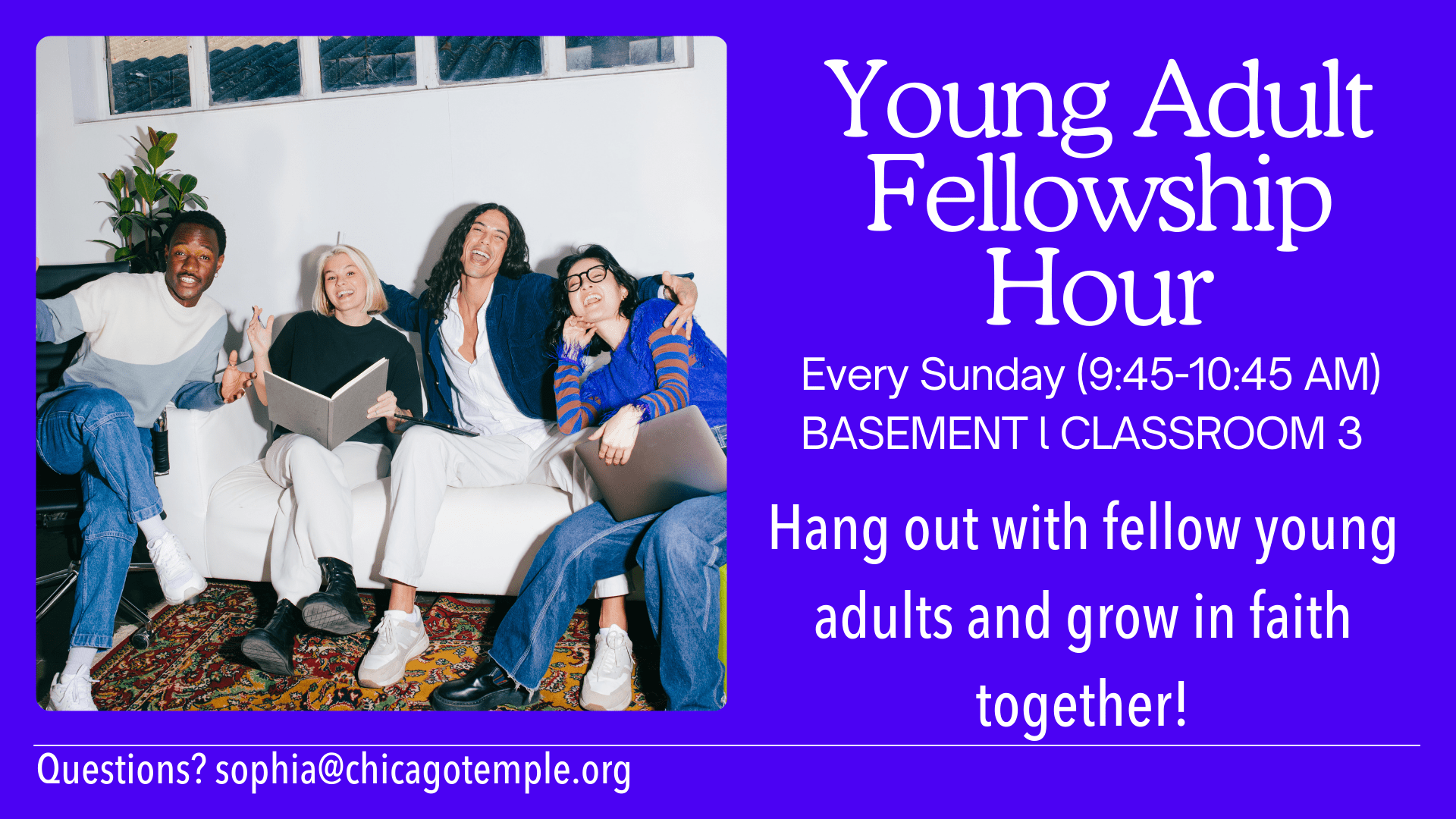Young Adult Fellowship Hour
